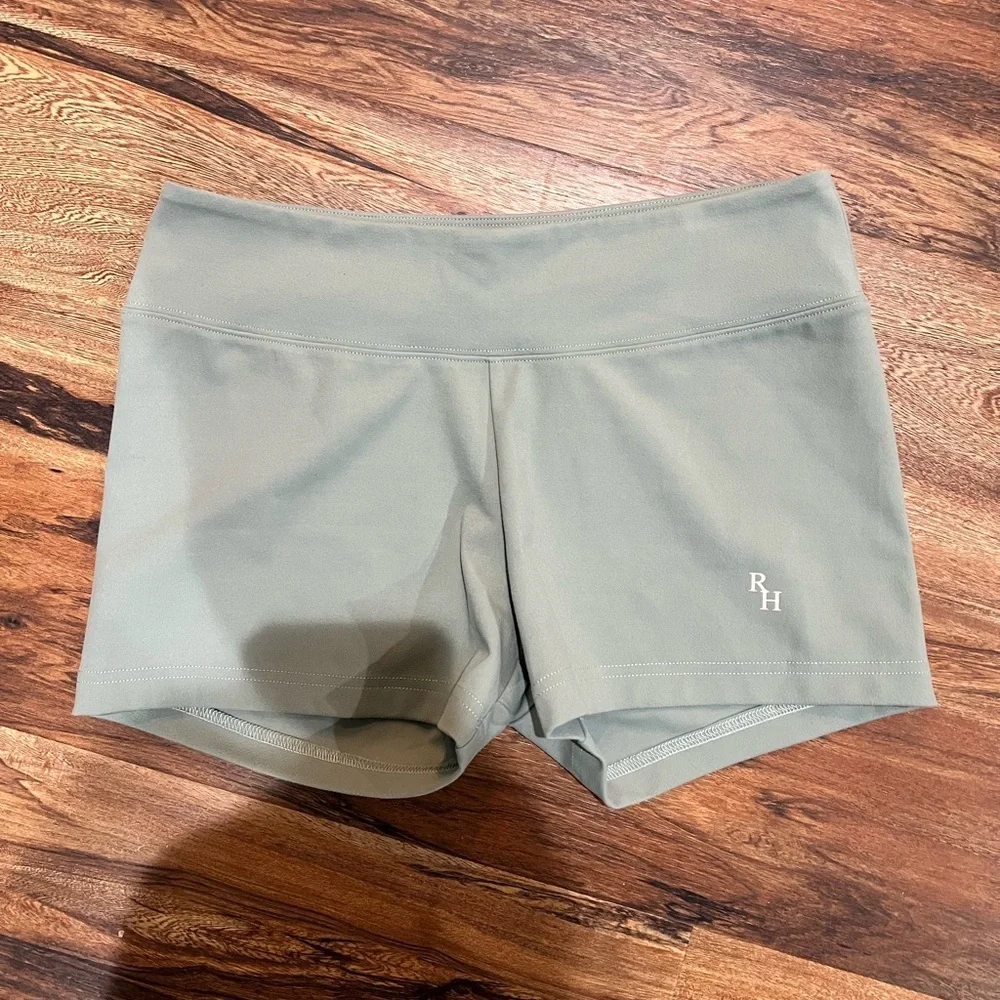 RH Sage Green Bike Shorts Size Small EUC Workout Trendy